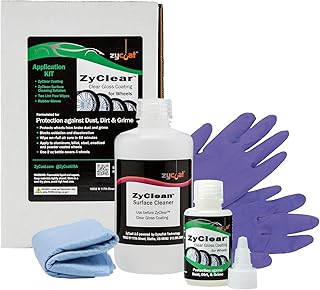 ZyCoat ZyClear 15505 Wheels Surface Protection Clear Coat Application Kit - Clear, 2 Ounce