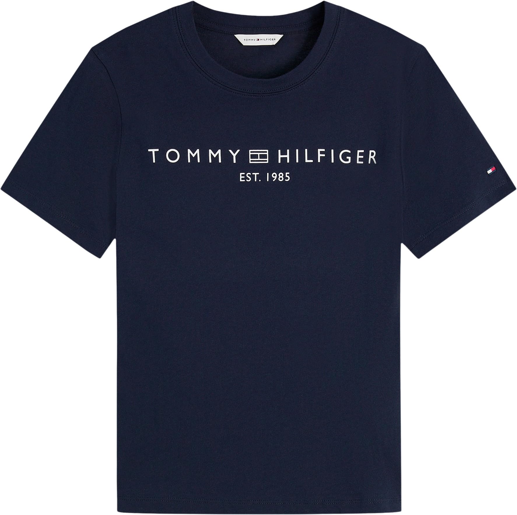 Tommy Hilfiger Camiseta de Manga Corta para Mujer Cuello Redondo