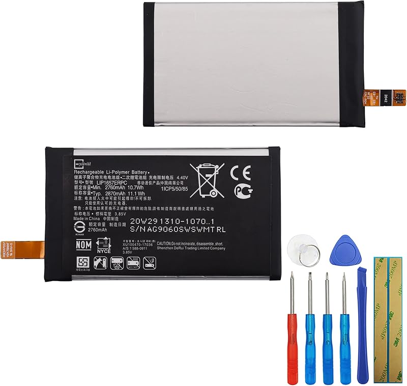 Replacement Battery LIP1657ERPC Compatible with Sony Xperia XZ2 Compact H8314,H8324 with Tools