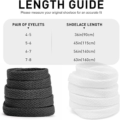 Flat Athletic Shoelaces for Air Force 1 Sneakers