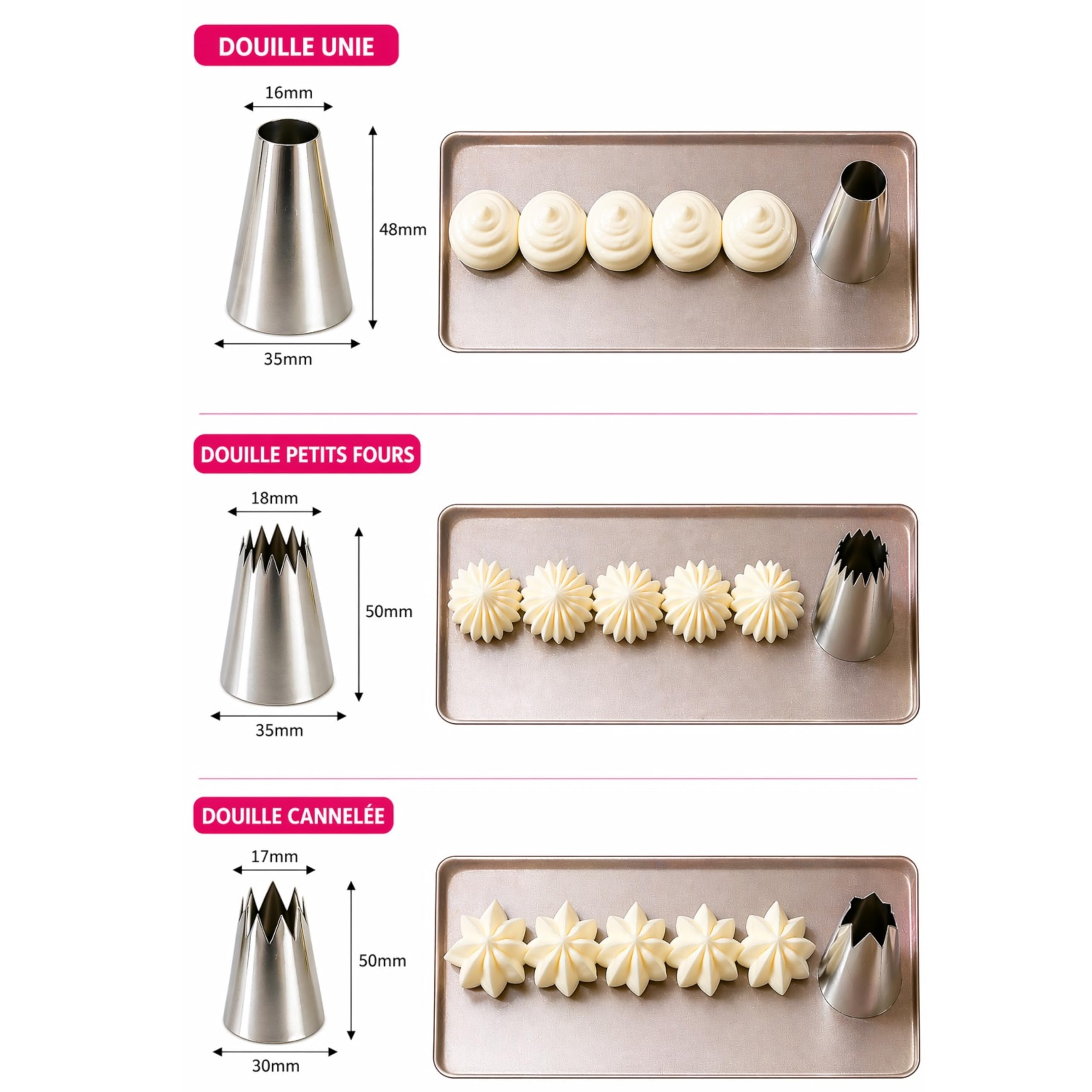 Number Cake Kit Complet 10-12 Parts – Gâteau Chiffre Parfait Dès le Premier Essai| Chiffres 0-9 + Douilles + Poches + Spatule + Moule Chocolat Offert