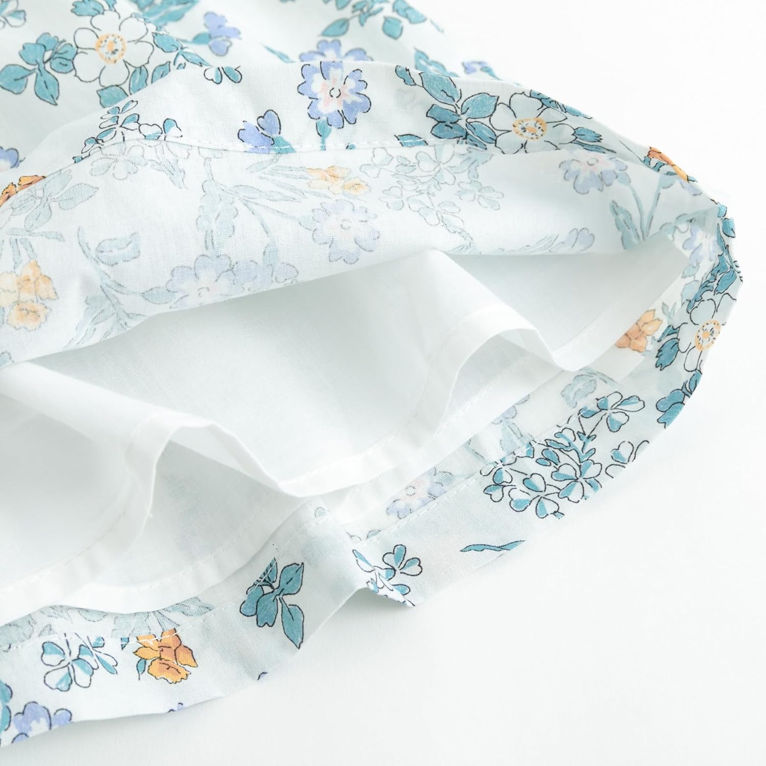 Simplee kids Baby Toddler Girls Casual Dress Toddler Smocking Dress Floral Print Sundress for Spring Summer 12M-6T - Image 5