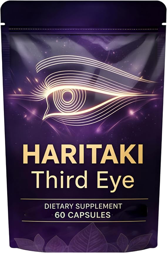 PEPTIQUES Third Eye Capsules | Terminalia Chebula Extract Supports Digestive Comfort & Focus Vegan, Gluten-Free, Non-GMO 60 Veggie Caps