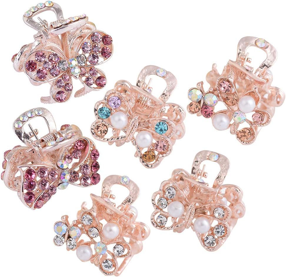 Choicbaby 60 Fermagli Capelli Mini A Fiore - 10 Colori Mix Per Bambine, Ragazze E Donne - Foto 8