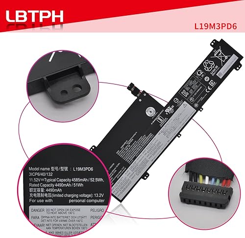 Miniatura 3 de L19L3PD6 L19C3PD6 L19D3PD6 L19M3PD6 Batería para Lenovo Flex 5-15IIL05 5-14ARE05 82DF 81X2 5-14IIL05 Series Notebook 5B10X49077 5B10X490755 29.5 EU