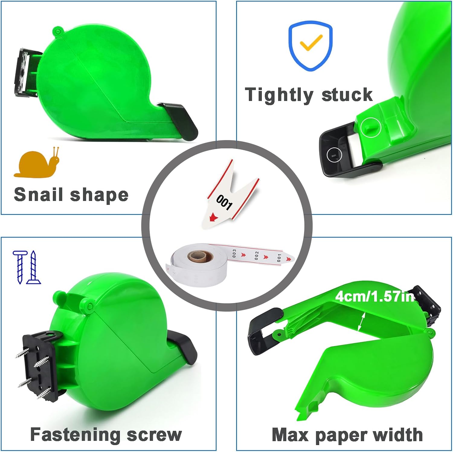 Take a Number Machine Queue Wireless Calling System for Customers with 1 Dot-Matrix Display Show Now Serving Number 2 Waterproof Next Call Button 1 Green Ticket Dispenser