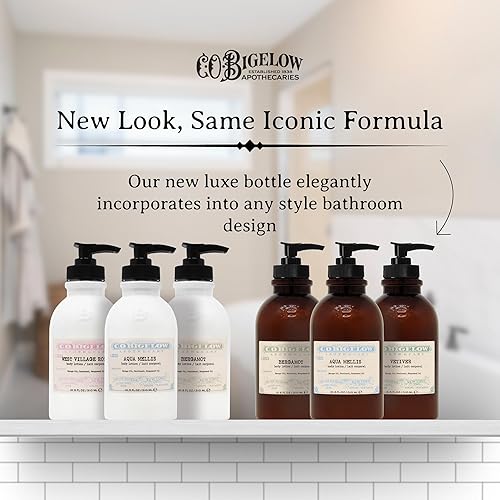 Miniatura 2 de C.O. Bigelow Iconic Collection Aqua Mellis Loción corporal con aceite de borraja, pantenol, aceite de semilla de uva y manteca de karité, 10.5 onzas