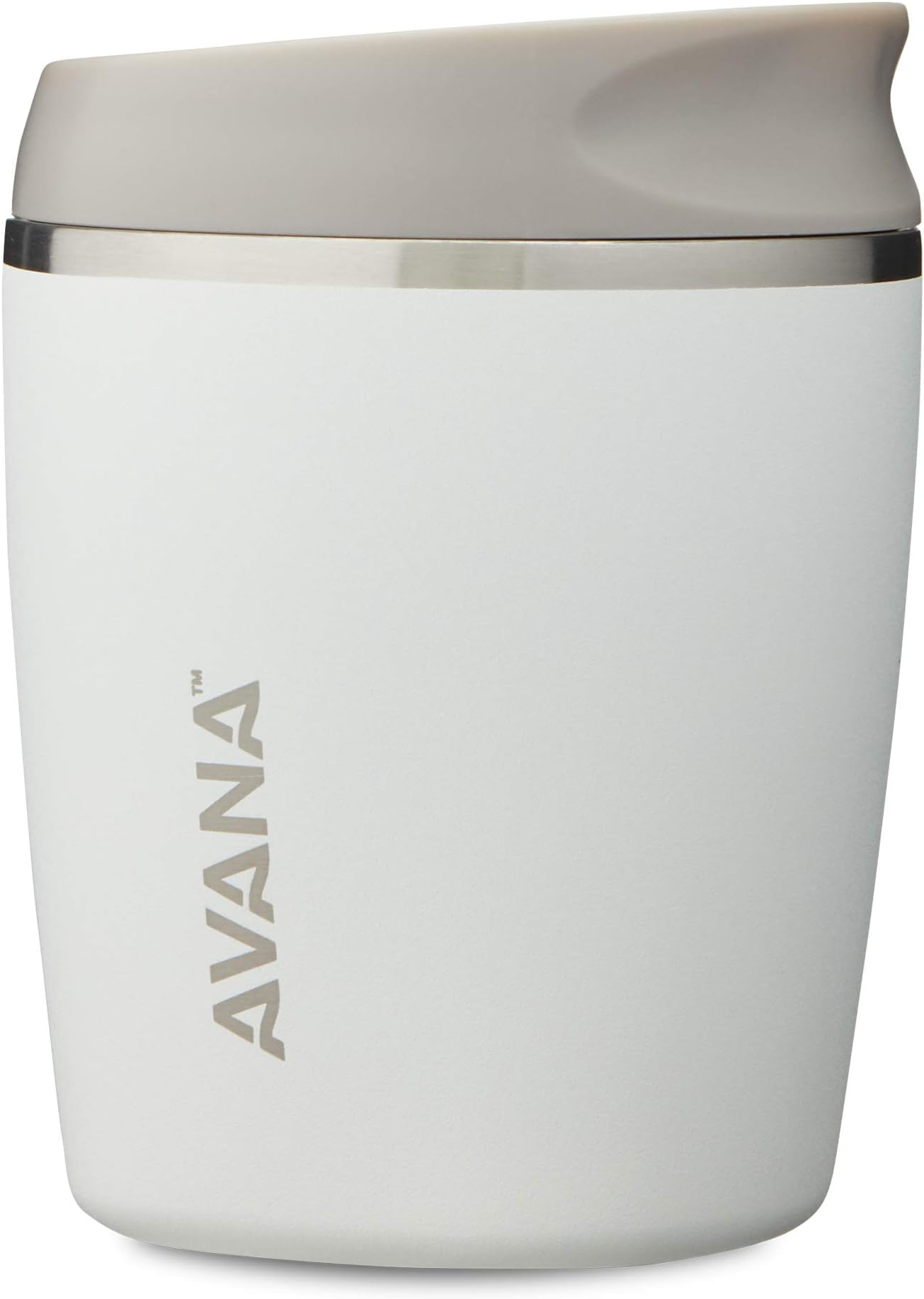 Avana Sedona Stainless Steel Double-Wall Insulated Thermal Tumbler, 10 oz, White