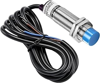 Heschen Sensor de proximidad capacitiva Interruptor LJC18A3-H-Z/BX Detector 10mm 6-36VDC 300mA NPN Normalmente abierto (NO) 3 cables