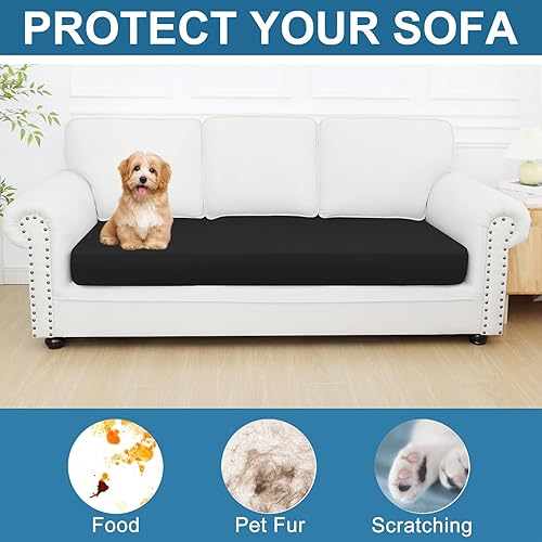 Miniatura 383 de Smiry Fundas de cojín de sofá con estampado, fundas de sofá elásticas y suaves para sofá, funda de sofá antideslizante lavable protector de muebles