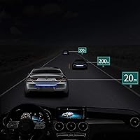 Vista 5 de TOMALL Pegatinas de Rayas Reflectantes Fuertes de 35.2'', Calcomanía Reflectante de Alta Intensidad para Visibilidad Nocturna, Advertencia