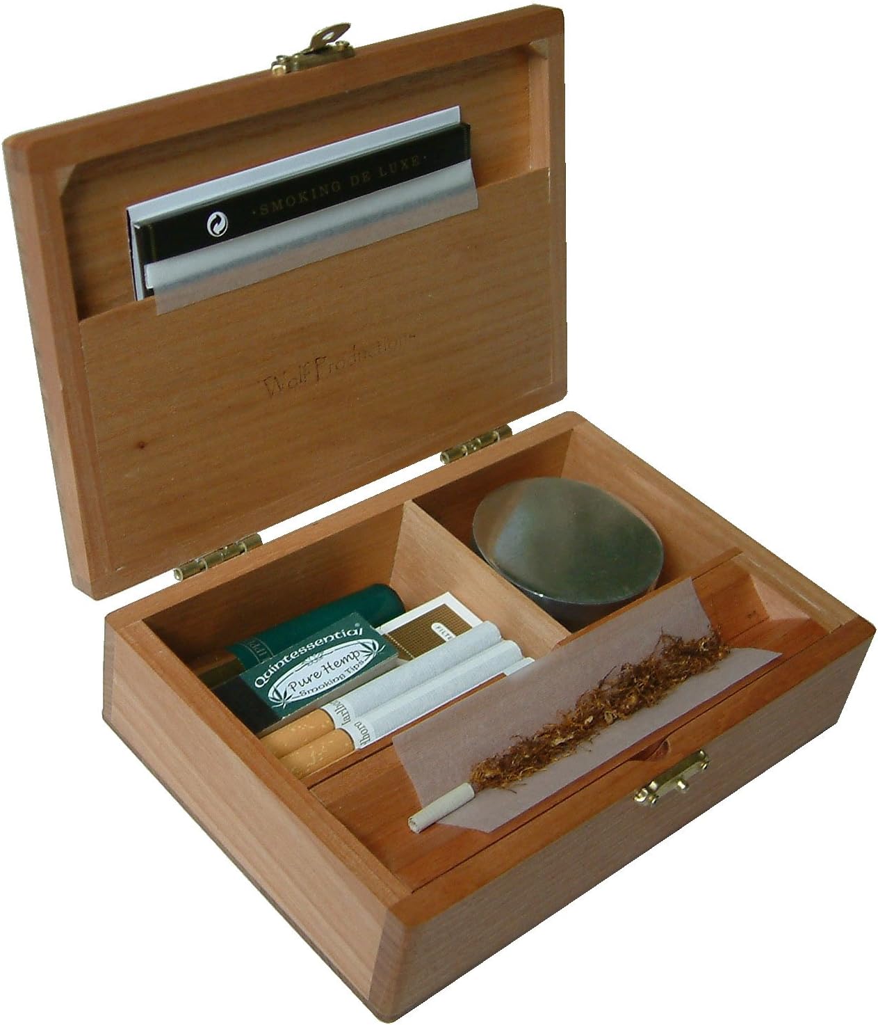 Wood Joint Box Wolf Productions for rolling accesories T2L Deluxe (17x12x5cm)