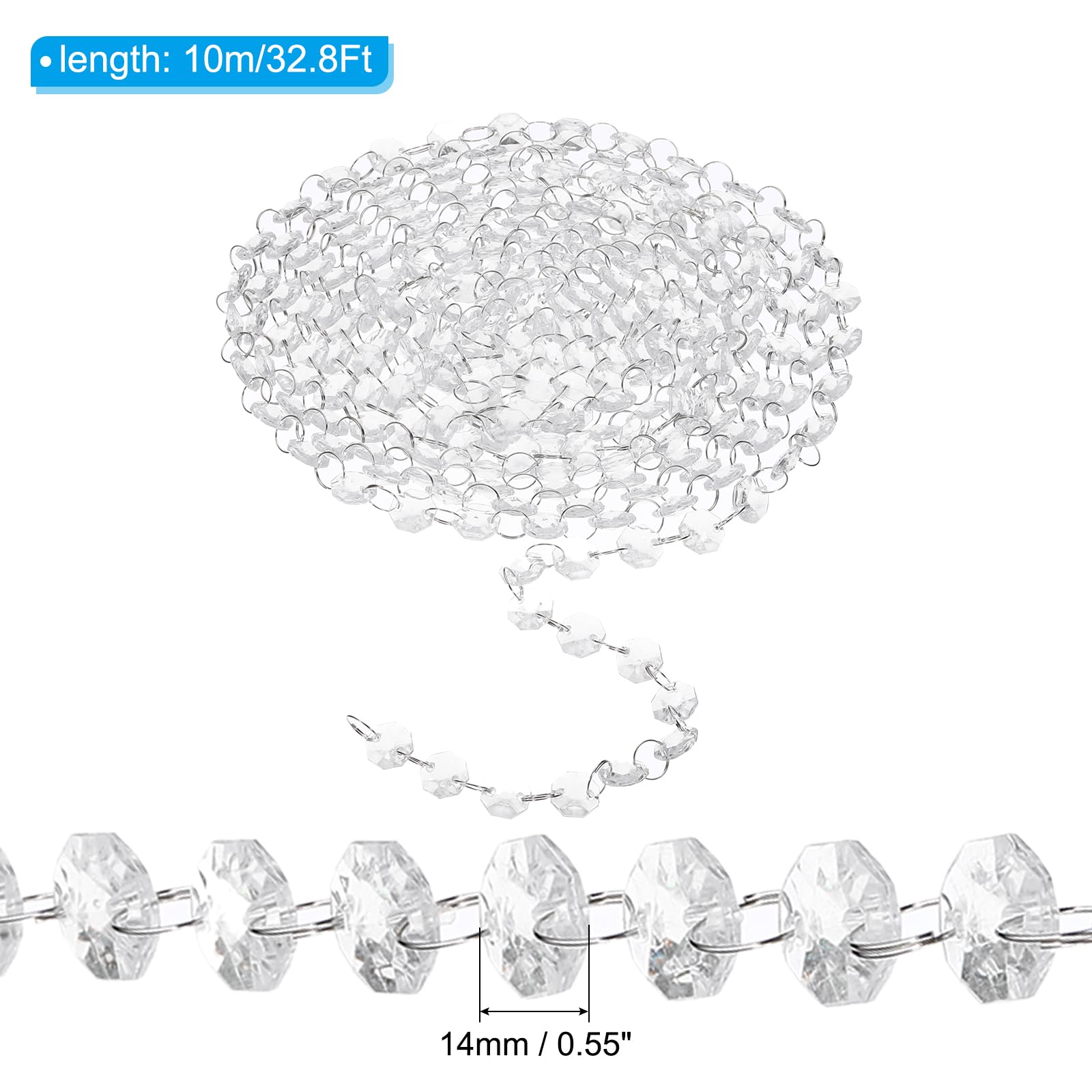 PATIKIL 14 mm Crystal Garland Strands - Image 2