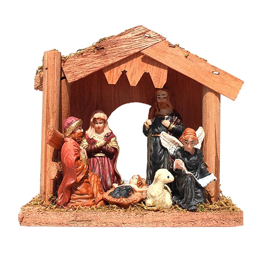 Amazon.co.jp: クリスマスのキリスト降誕のシーン クリスマス