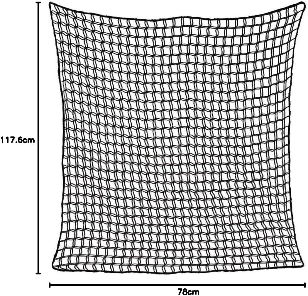 Aoneky Polyester 6.5' x 9.8' / 9.8' x 9.8' / 14.5' x 9.8' / 14.5' x 14.5' Playground Net - Kids Safety Net for Climbing Monkey Bar