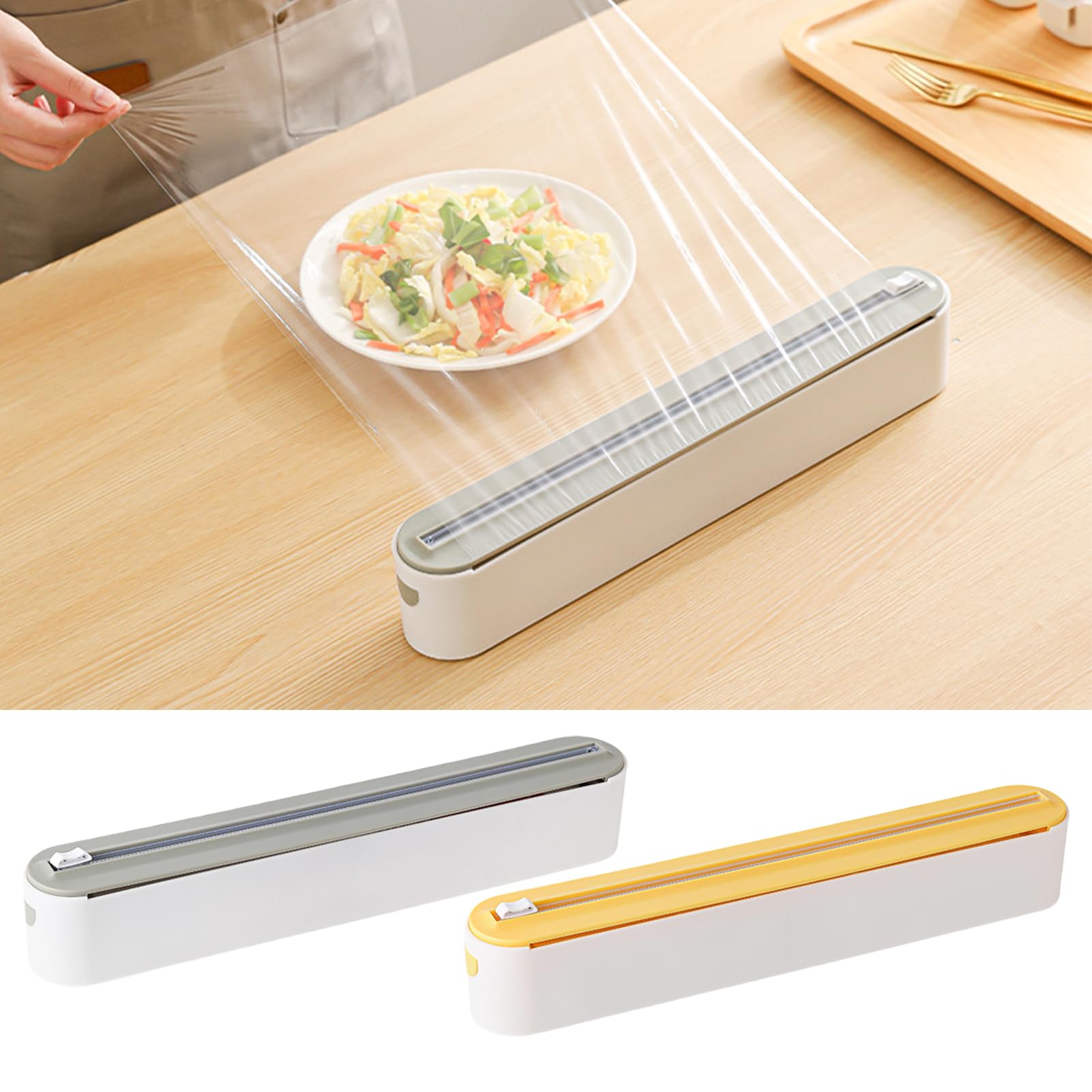 Dispenser Carta Forno Alluminio Pellicola Magnetica, – Taglio Pulito E Sicuro, Retro Magnetico, Dimensioni Regolabili Da 15 A 30 Cm, Dispenser Per Carta Stagnola E Alluminio Film Con Taglierine