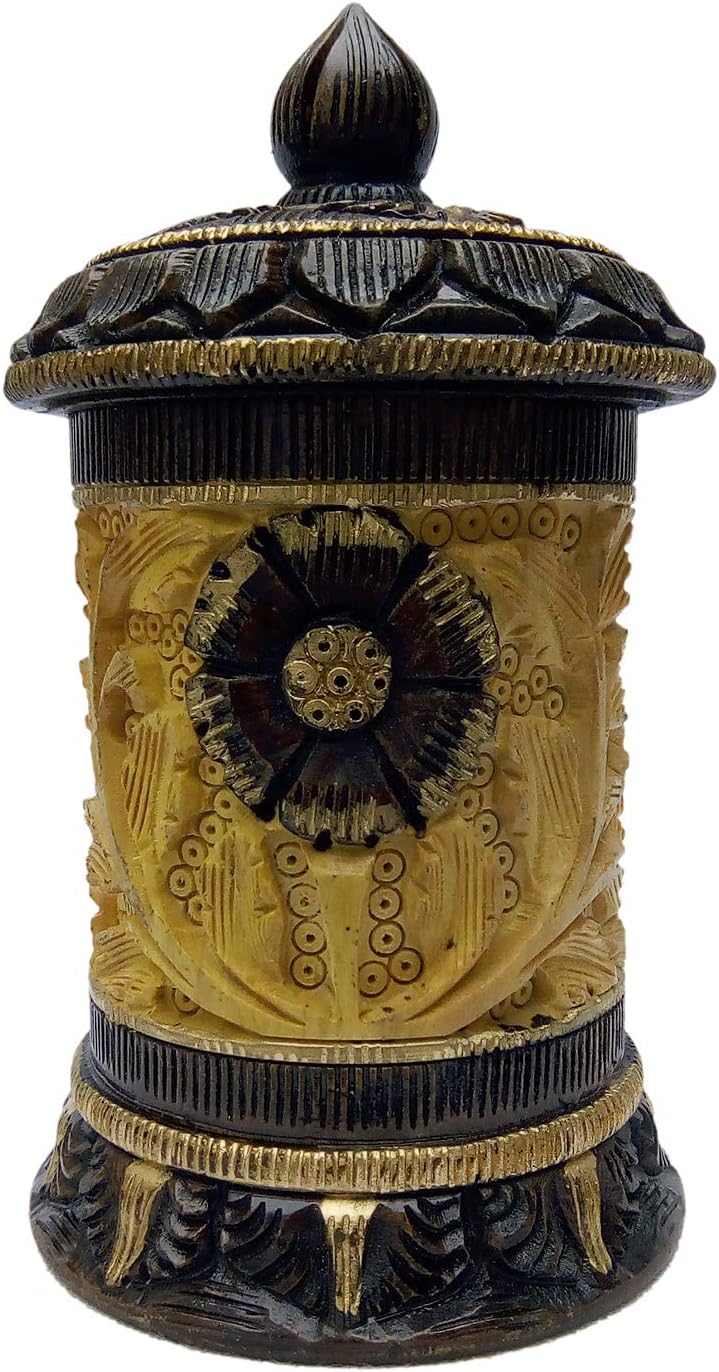 Wooden Decorative Box (Brown, 13 cm)