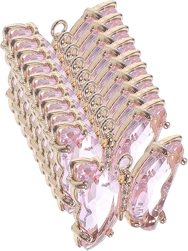 EXCEART 10 piezas de cuentas colgantes para pulseras de joyería, caja de mariposas, aretes de piedras preciosas, collares, colgantes de teléfono,
