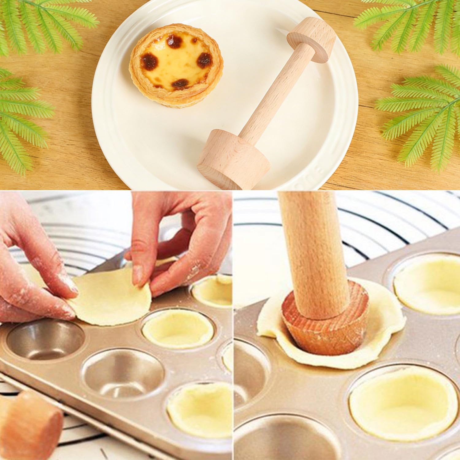 Tart Tamper Set - Professional Baking Tools -4