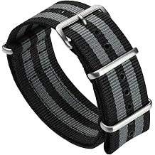 WatchGecko Standard Issue Nylon Watch Strap | Classic British MoD Inspired Nylon Watch Band, Stainless Steel Hardware, Double Layered, Military Style, Suits All Watches