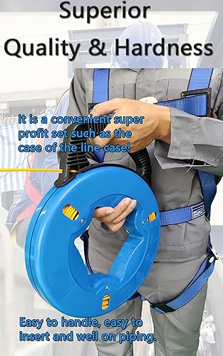 Miniatura 4 de Cinta de pescado con alambre de acero extractor de 4mm 150 pies con estuche de almacenamiento de alambre Herramienta de alambre en espiral