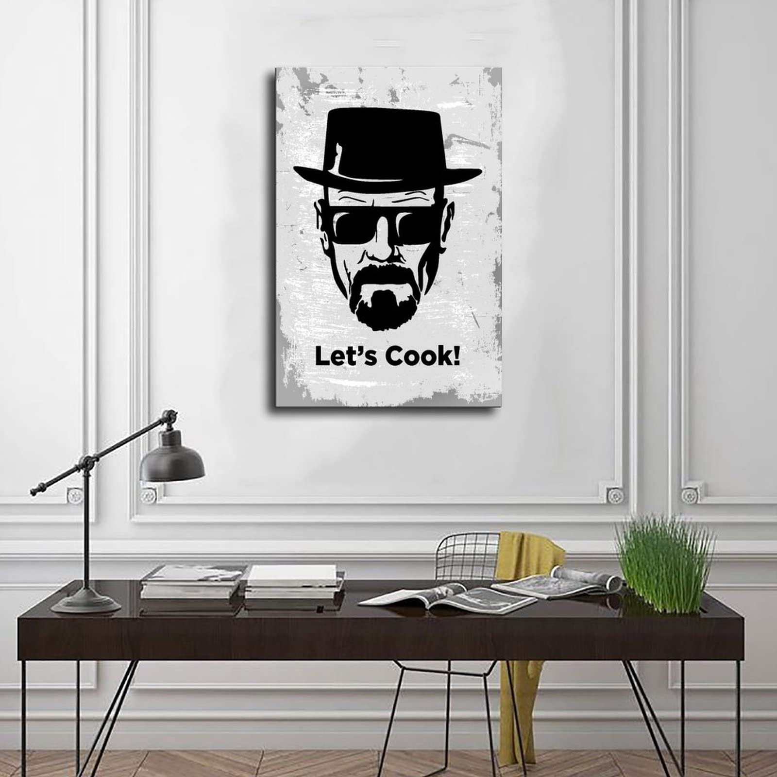 Poster In Metallo Heisenberg 'Let's Cook' - 20x30 Cm - Decorazione Parete Retrò Per Casa, Ufficio, Bar - 4