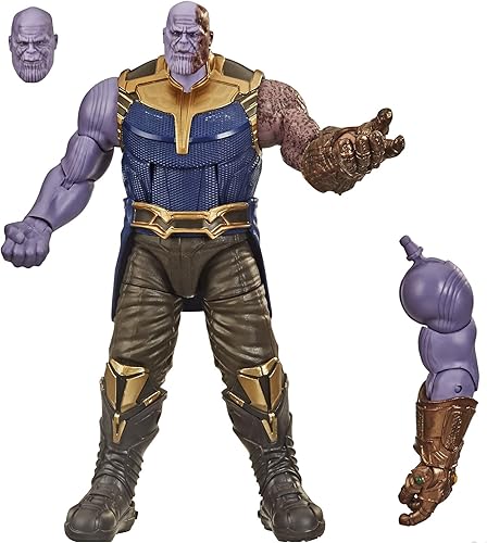 Miniatura 4 de Marvel Legends Series Toys - Figura de acción coleccionable de 6 pulgadas, paquete de 5 figuras de The Children of Thanos, 5 figuras, diseño premium