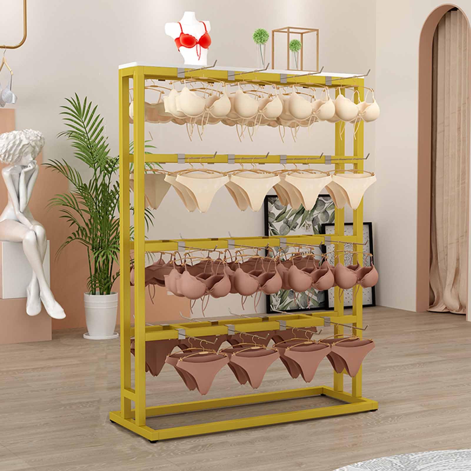Organiseur de rangement polyvalent double face pour sous-vêtements et shorts