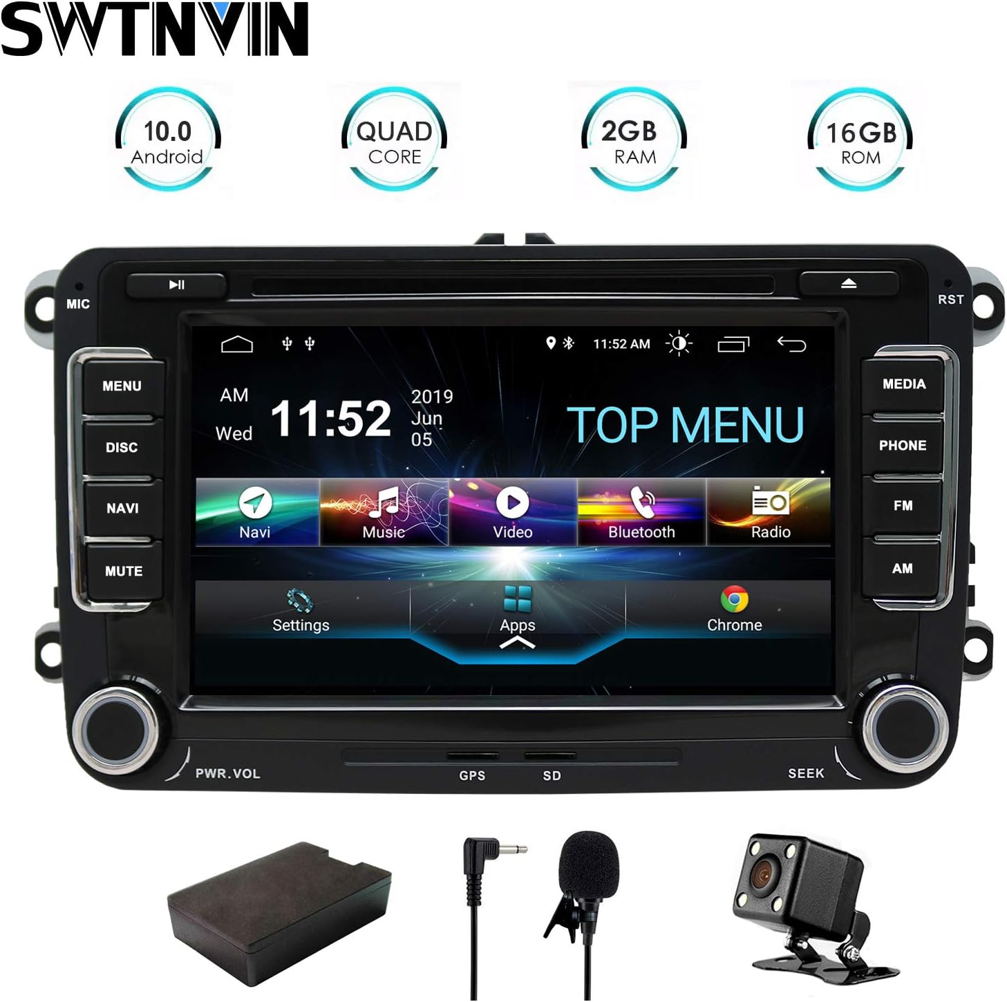 eincar stereo per auto a doppio din