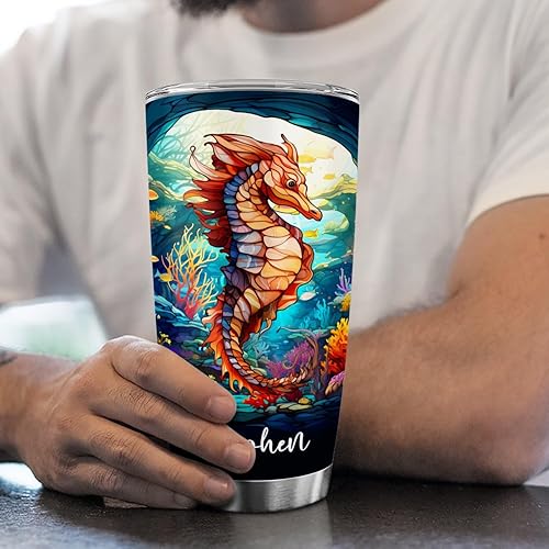 Miniatura 8 de Vaso de pato con tapas de 20 onzas, vaso de acero inoxidable aislado de pato personalizado, regalos para amantes de los animales de pato, tazas de