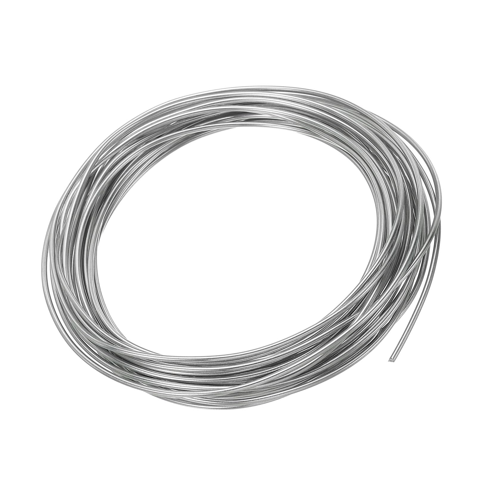 PATIKIL 99.99% High Purity Zinc Wire, 18 Gauge Pure Zinc Wire 1.2mm Soft Beading Lab Scientific Experiment Tool (16.4Ft/Roll) - Image 3