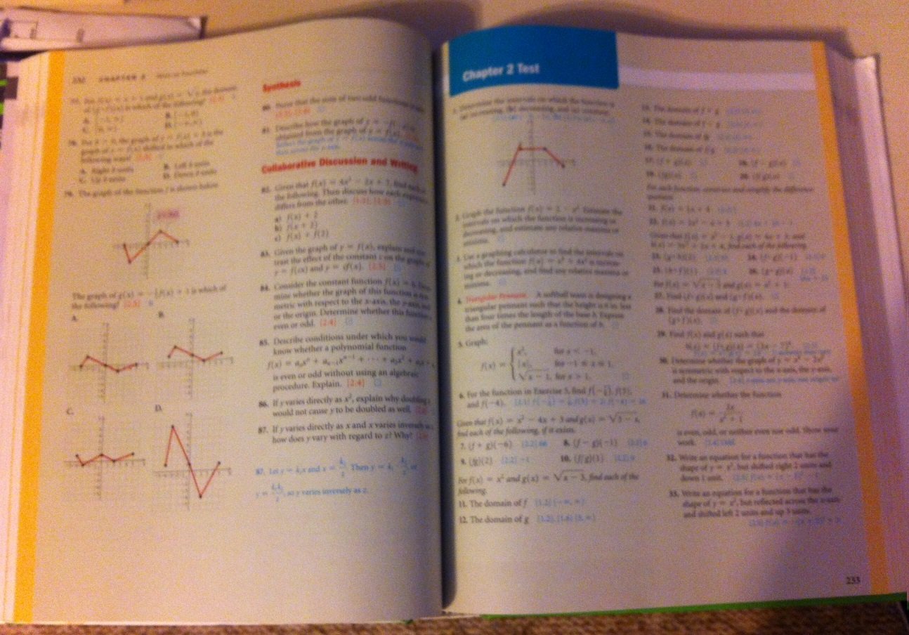 College Algebra: Graphs and Models (5th Edition)
