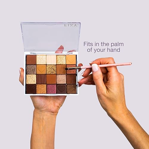 Miniatura 4 de FIXY Pequeña paleta de maquillaje magnética con parte superior transparente  Organiza, almacena y personaliza tu colección y kit de reparación y