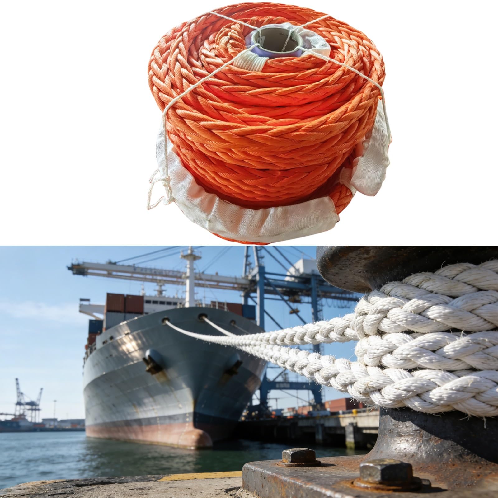 Corde d'ancre en UHMWPE la haute résistance pour la sécurité de votre yacht
