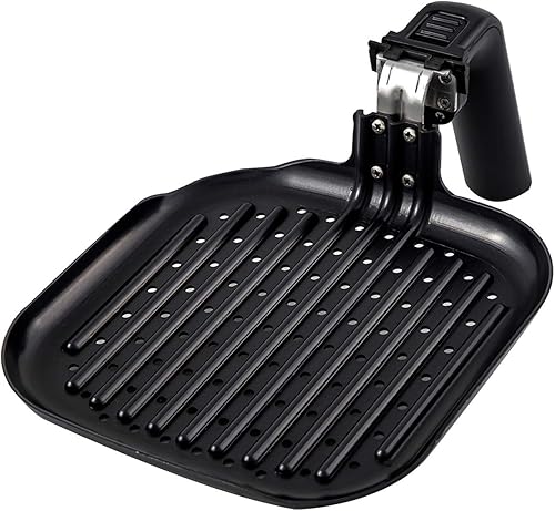 Nuwave Brio Digital Air Fryer Exclusivo Accesorio para Sartén para Parrilla Interior (Bandeja para Parrilla)