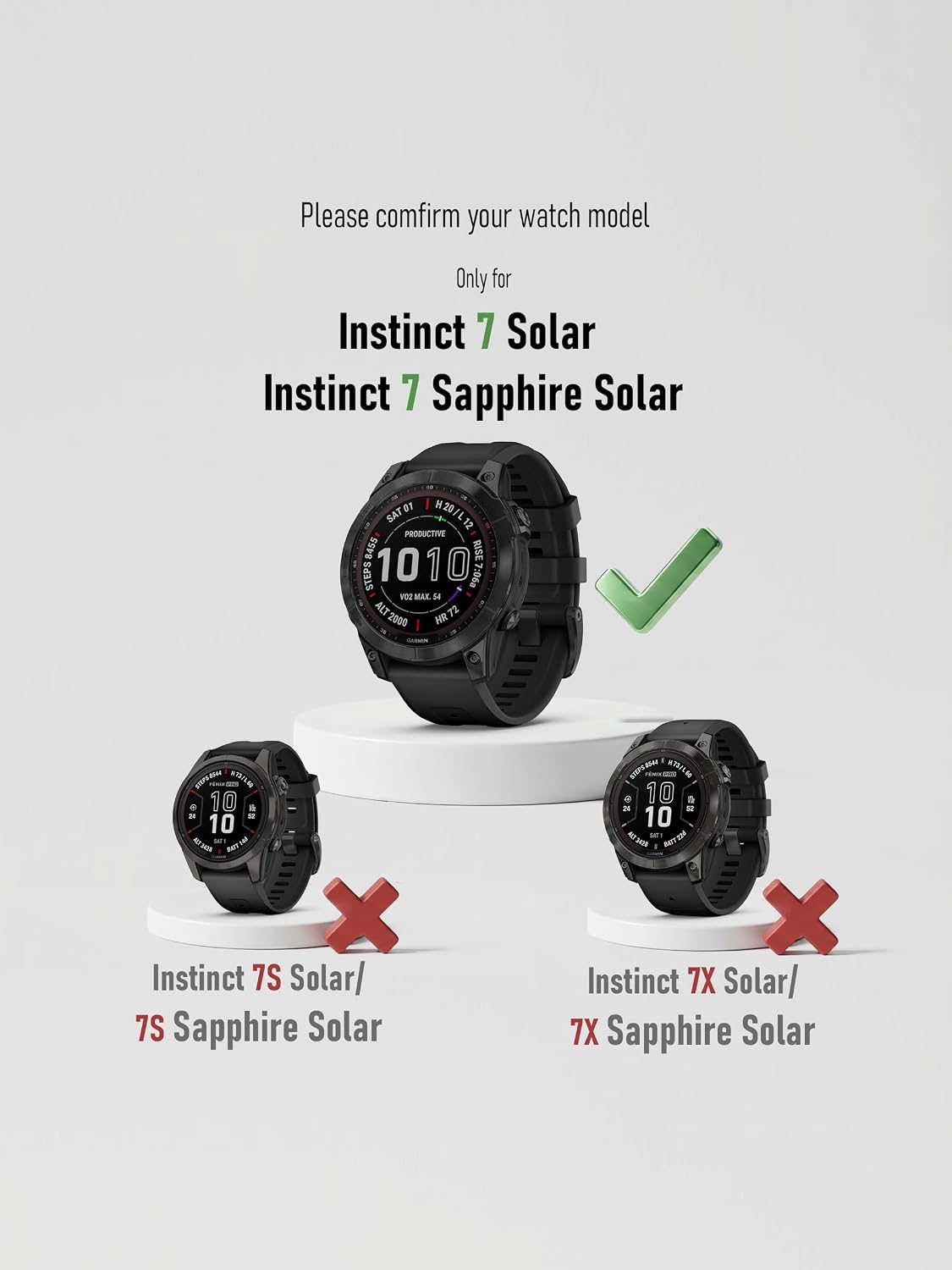 iDaPro Screen Protector for Garmin Fenix 7 Solar/Sapphire Solar