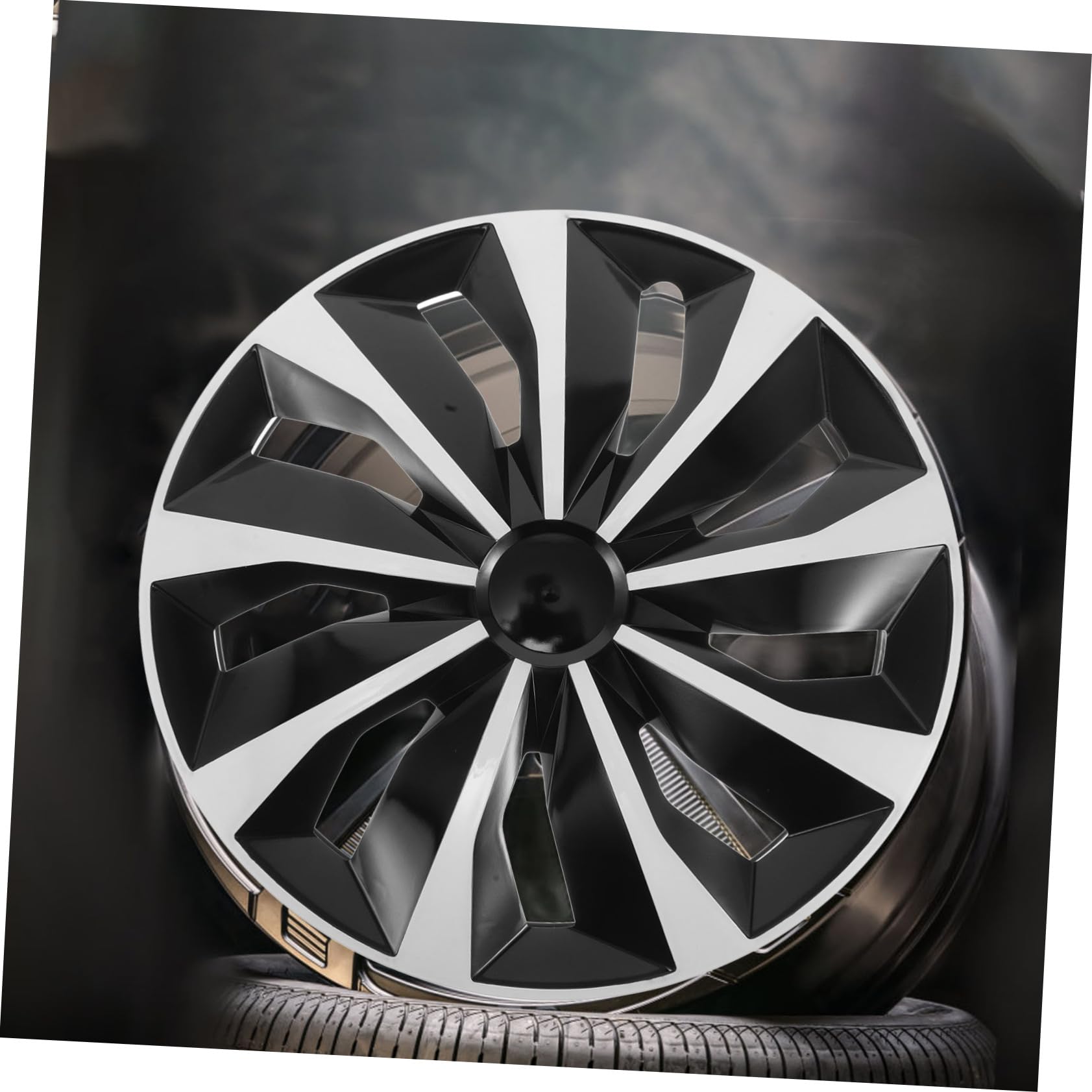 Gatuida Cache-moyeux Automobiles en Plastique PP pour Jantes de Voiture 15 Pouces Design Élégant, Protection et Décoration pour Roues de Véhicule