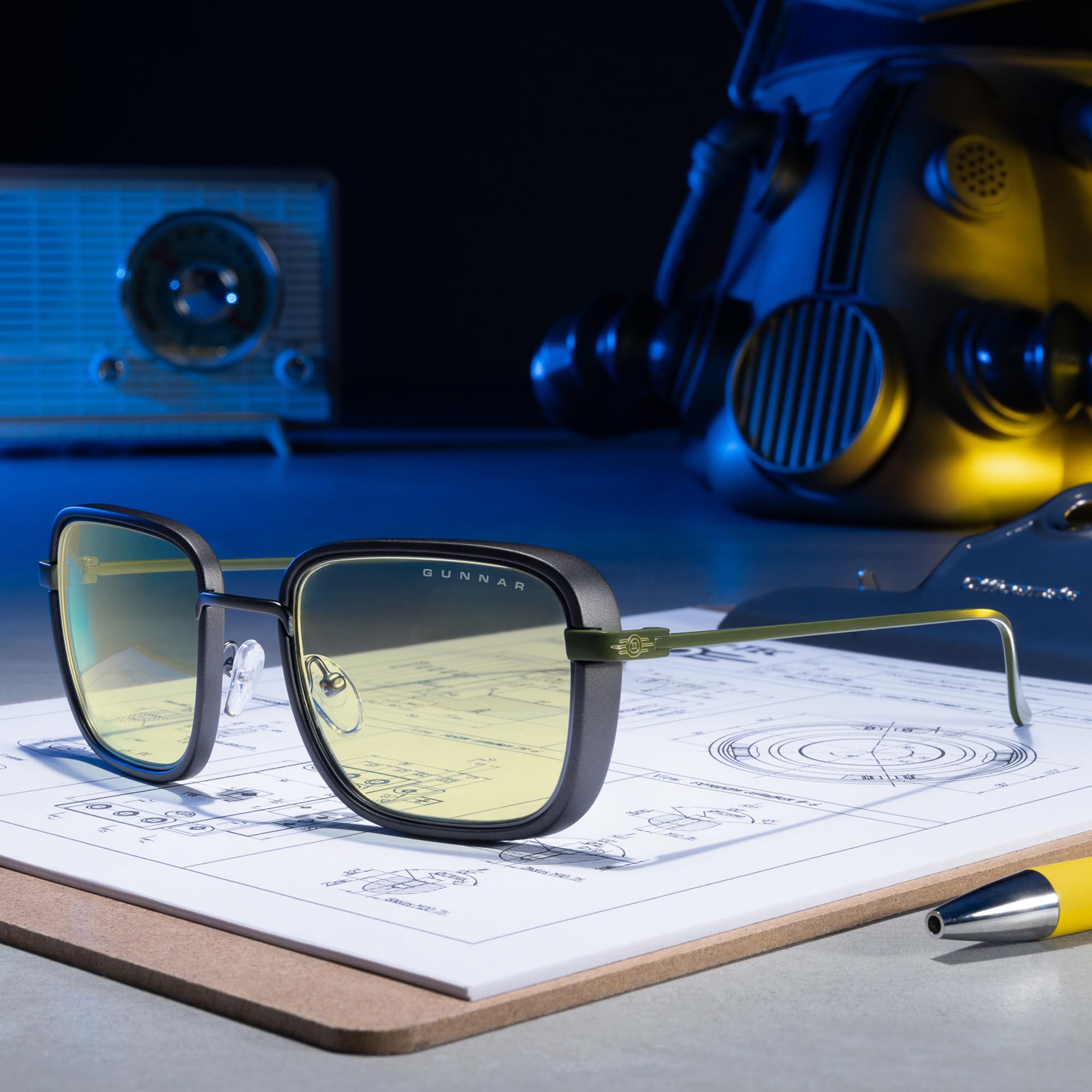 Gunnar x Fallout - Vault 33 Gafas luz azul