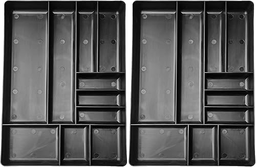 Miniatura 8 de Bandeja organizadora de herramientas de 10 compartimentos, bandeja organizadora de cajones de herramientas, organizador de caja de herramientas,