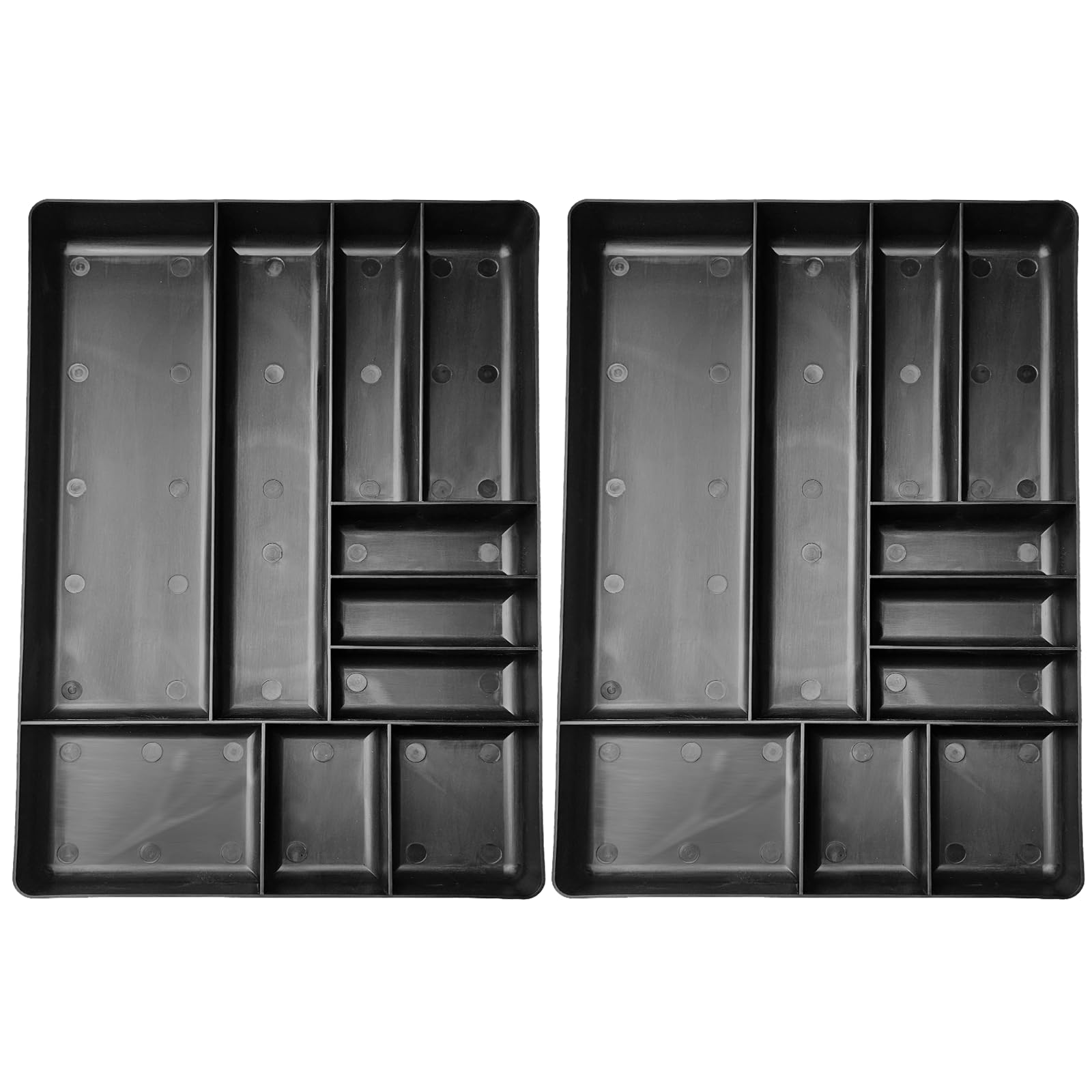 Bandeja organizadora de herramientas de 10 compartimentos, bandeja organizadora de cajones de herramientas, bandeja organizadora de caja de herramientas, soporte apilable para piezas pequeñas,
