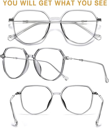 Miniatura 2 de DUCO Gafas de luz azul para hombres y mujeres gafas de bloqueo de rayos azules para computadora de juegos gafas retro cuadradas 5218