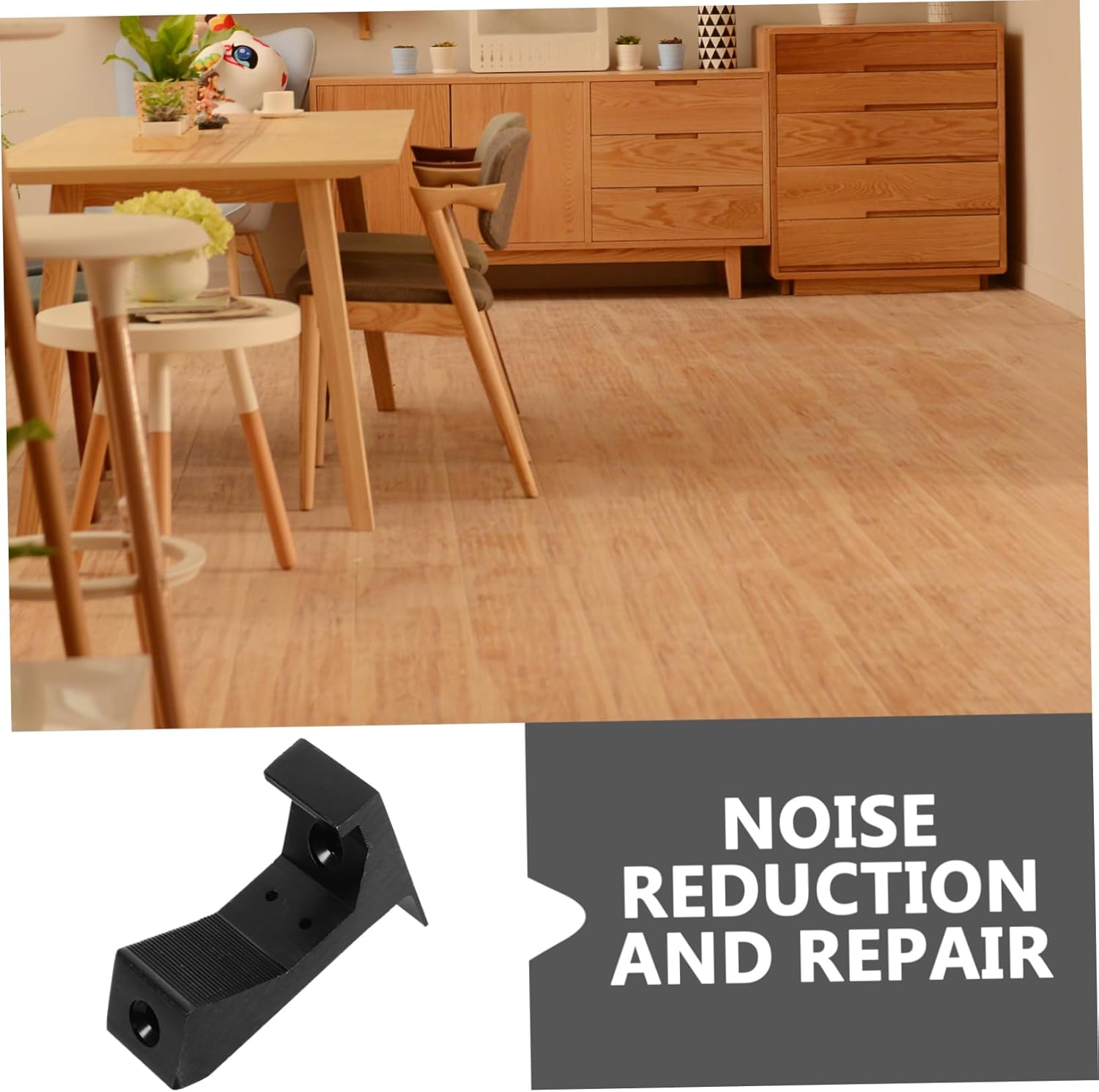 1Set Squeaky Floor Repair Kit Tool for Thicker Wood Boards Noise Reduction Easy Installation for Home and Office Floors