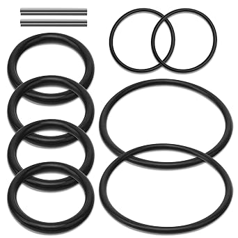 263054 O-Ring Rebuild Kit Compatible with Pentair PacFab Sta-Rite Push Pull Slide Valve 263064 263052 263053 263078 263079, Heavy Duty Rubber Replacement Parts - 2 Pack