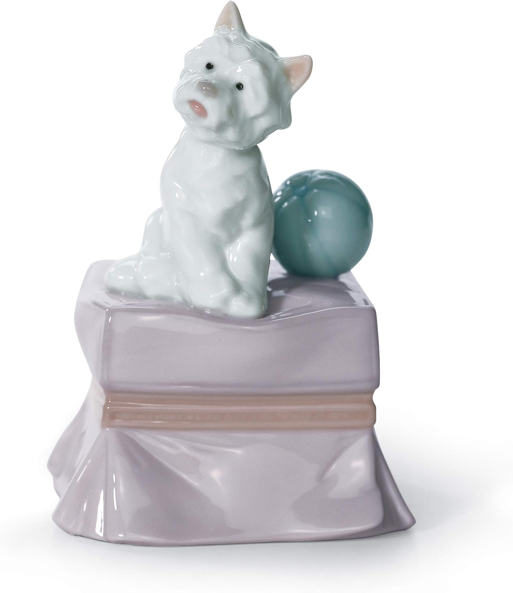 LLADRÓ My Favorite Companion Dog Figurine. Porcelain Figure Figure.