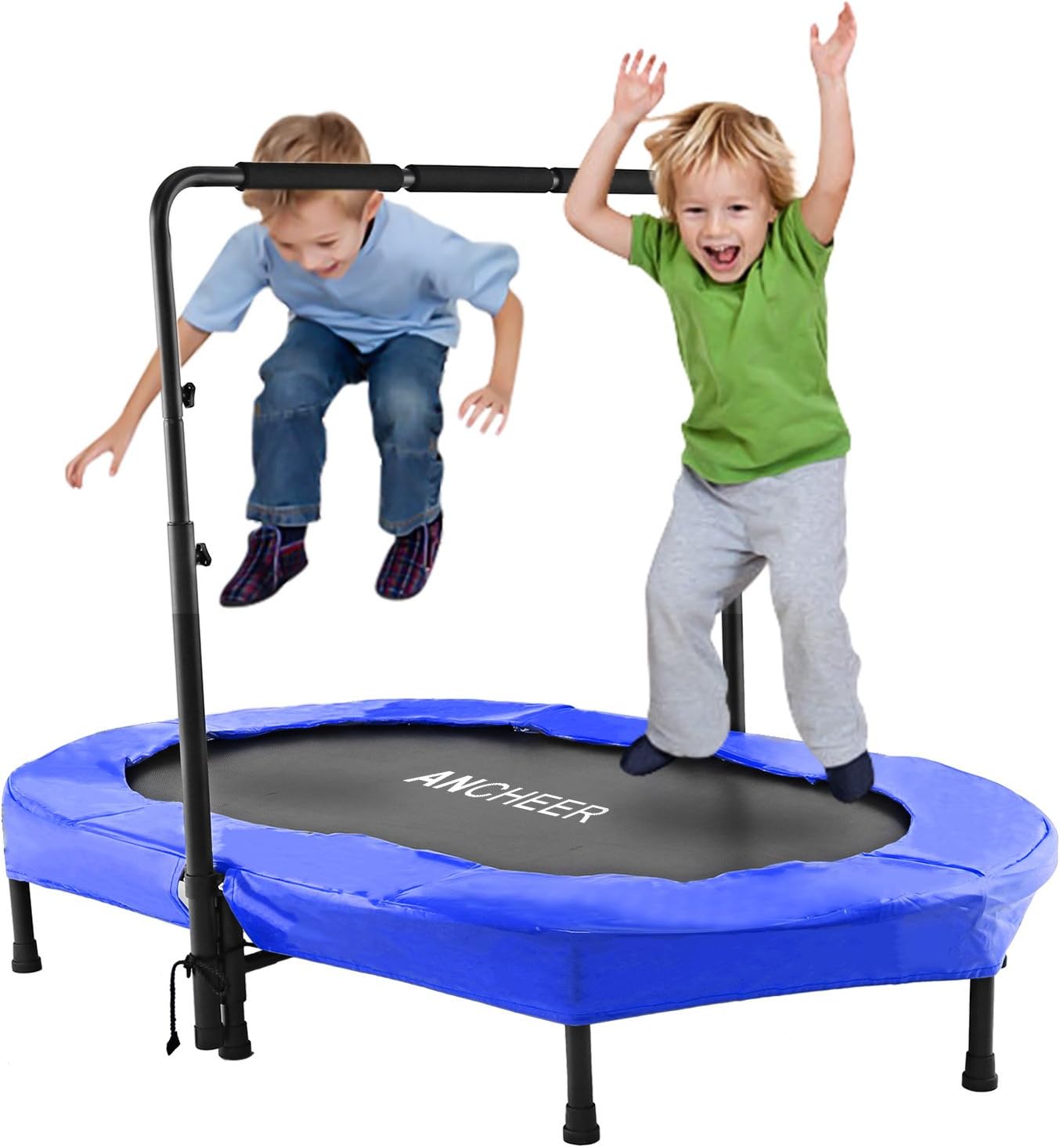 mini exercise trampoline with handle
