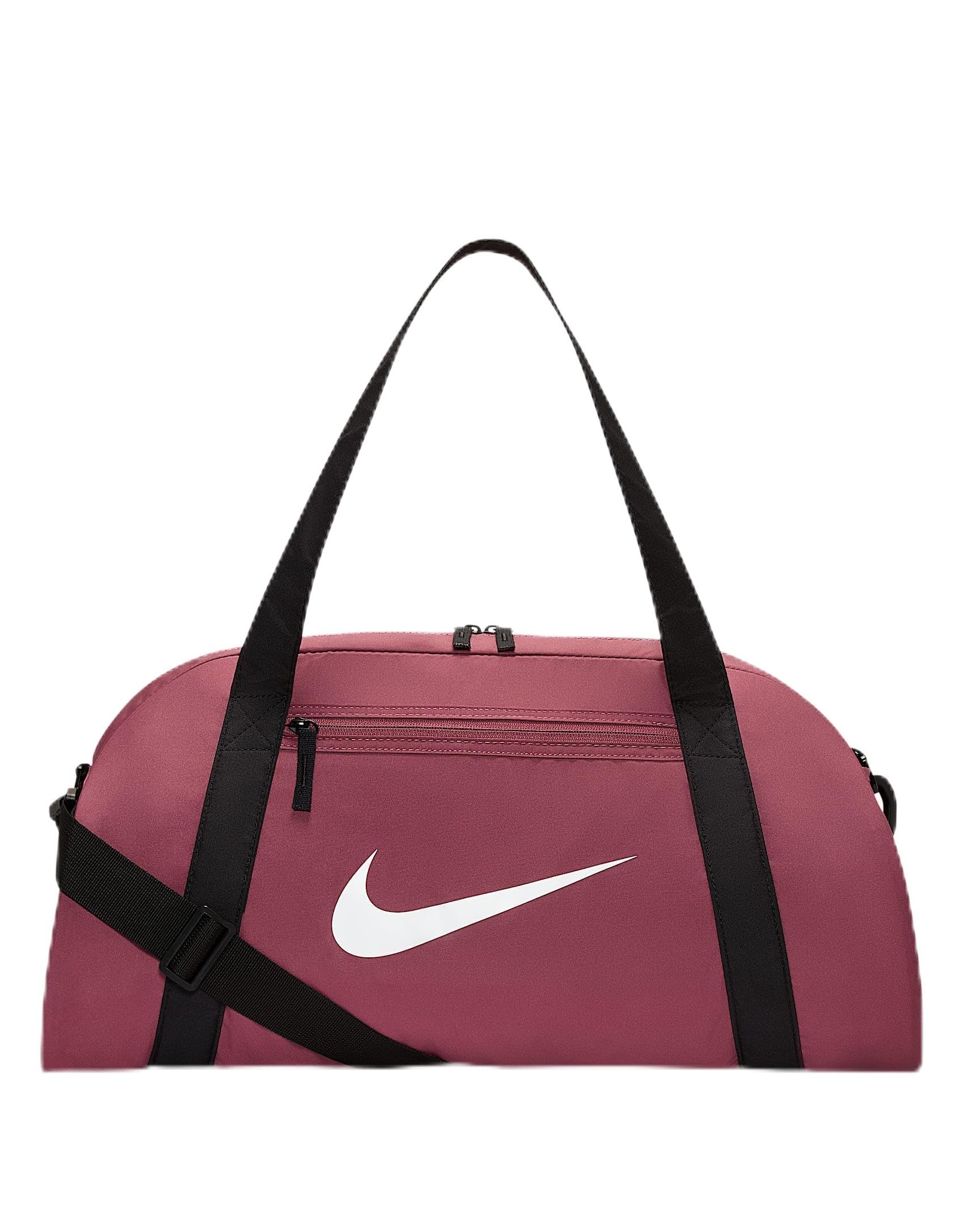 NIKE Damen-Sporttasche NK Gym Club Bag - SP26, Verstellbarer Schulterriemen, Pink Smoke/Black/White, One Size