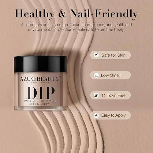 Miniatura 124 de AZUREBEAUTY - Juego de 31 piezas de polvo de inmersión para uñas, 20 colores, morado, azul, purpurina, bandeja de reciclaje de polvo de inmersión