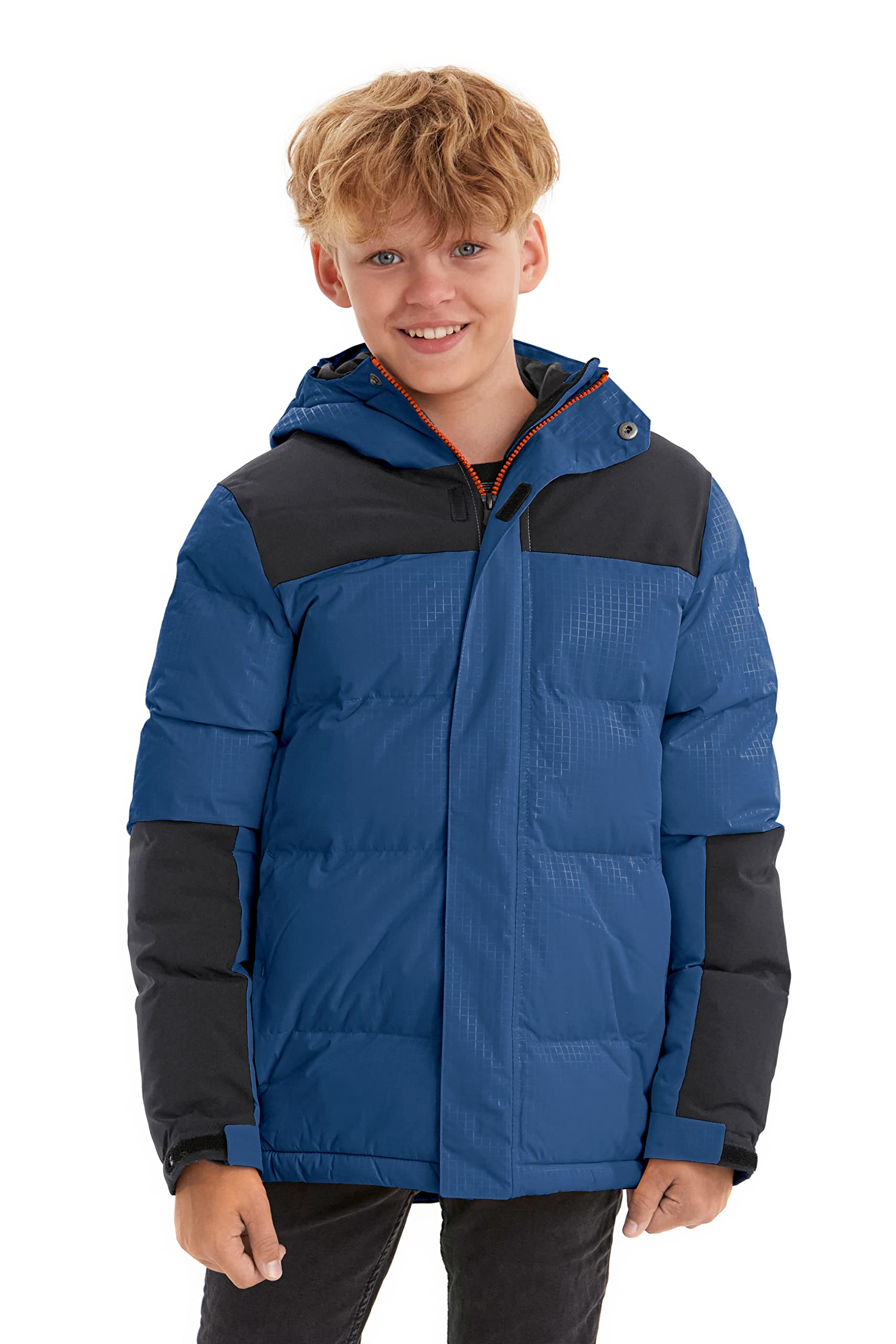 Killtec Jungen Steppjacke mit Kapuze – KOW 31 BYS QLTD JCKT, royal, Größe 164