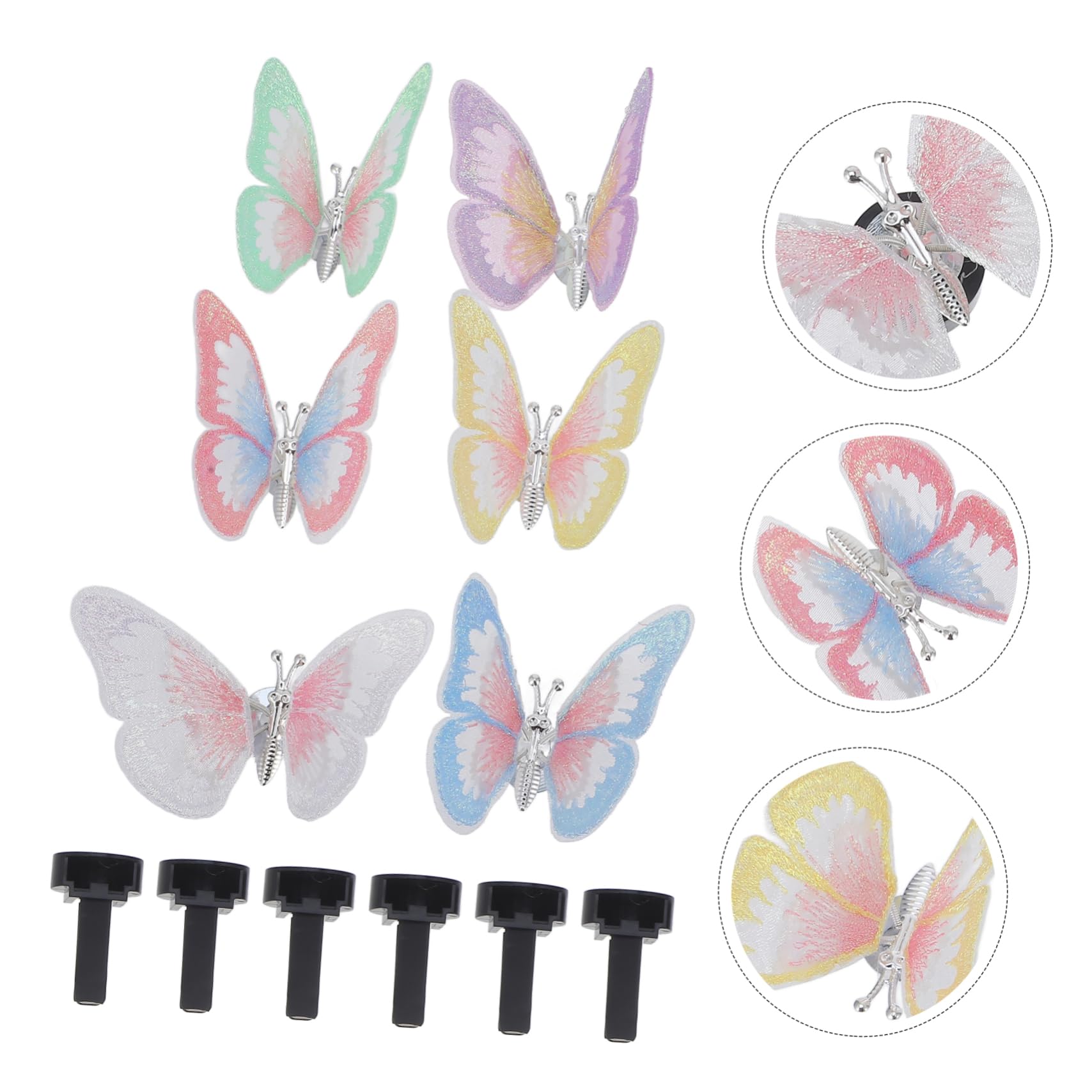 24pezzi Clip Per Bocchette Ventilate Per Auto Decorazioni e Profumatore Per Auto Set Per e