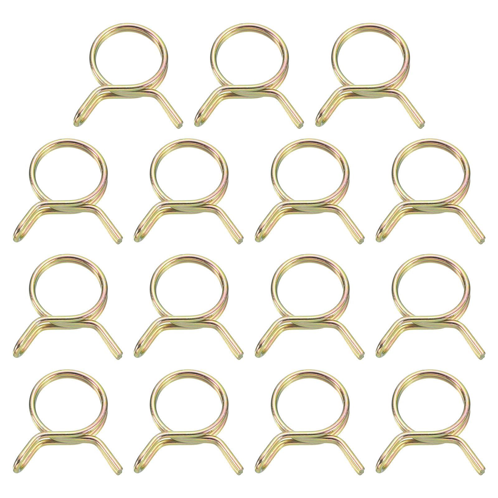 Collier de serrage à ressort 12mm uxcell double fil pour tuyau de carburant x15
